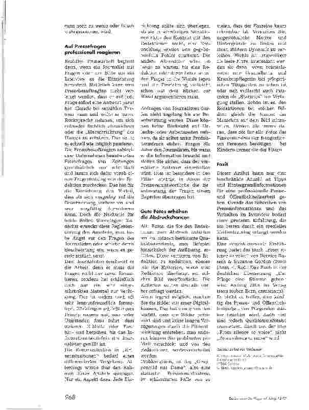 Vorschauseite 5: Pressearbeit für EinsteigerEine Geschichte aus dem wahren Leben