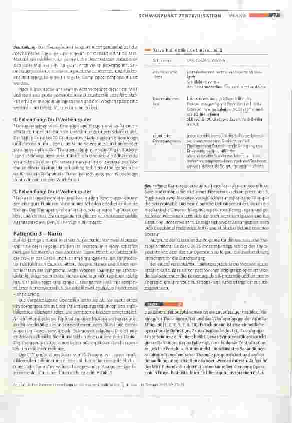 Vorschauseite 5: Drei Patienten - eine Diagnose - drei unterschiedliche Therapien