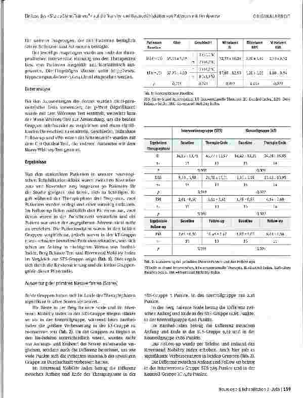 Vorschauseite 5: Einfluss des »Sitz-zu-Stand-Trainers®« auf die Transferund Balancefähigkeiten von Patienten mit Hemiparese
