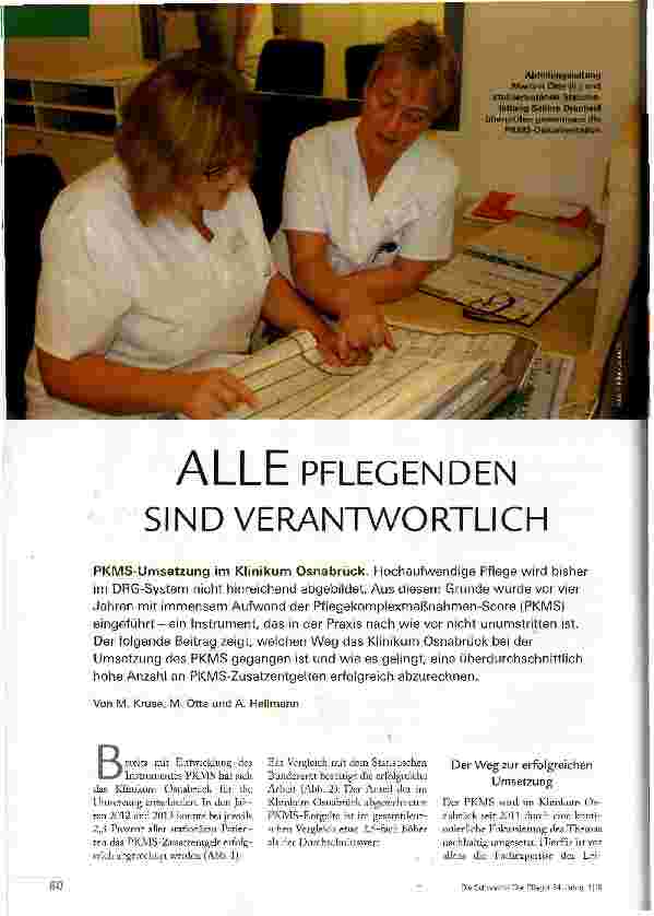 Vorschauseite 1: ALLE PFLEGENDEN SIND VERANTWORTLICH