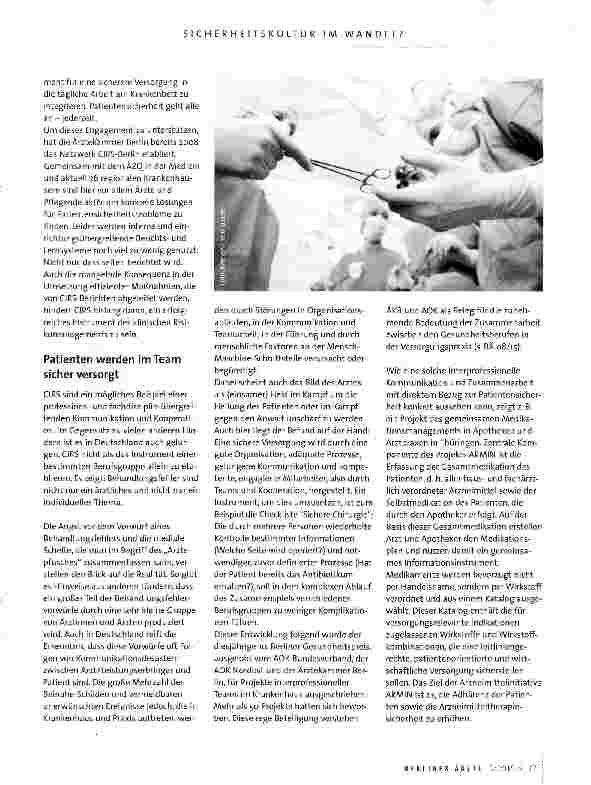 Vorschauseite 4: Sicherheitskultur im Wandel?