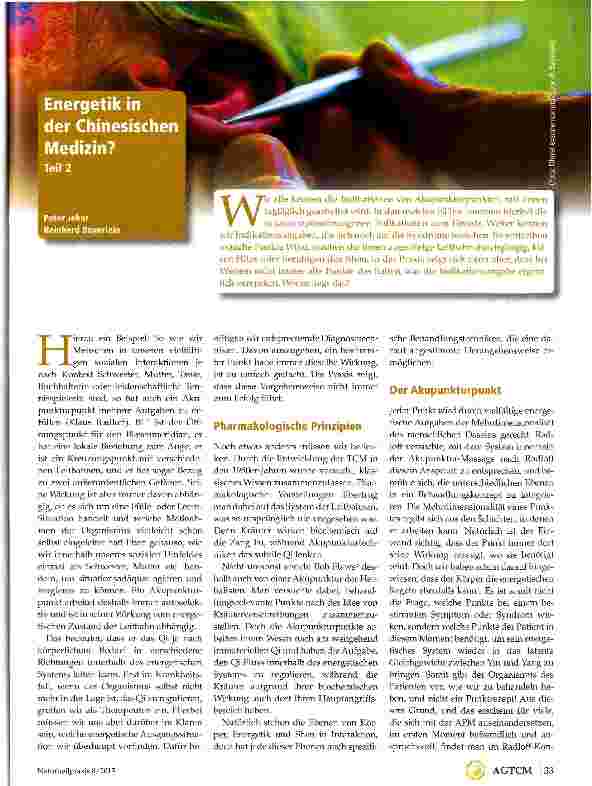 Vorschauseite 1: Energetic in der chinesischen Medizin? Teil 2
