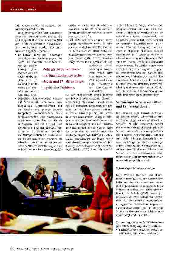 Vorschauseite 4: Schwierige Schüler/innen und ihre Lehrer/innenTeil 1: Empirische Befunde und Empfehlungenfür die pädagogische Praxis