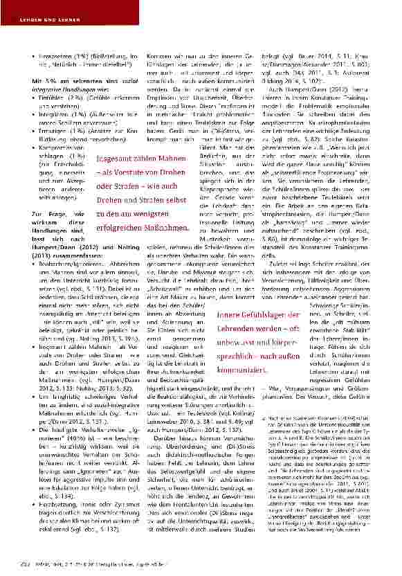 Vorschauseite 6: Schwierige Schüler/innen und ihre Lehrer/innenTeil 1: Empirische Befunde und Empfehlungenfür die pädagogische Praxis