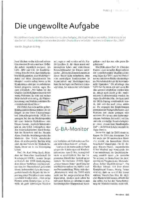 Vorschauseite 1: Die ungewollte Aufgabe
