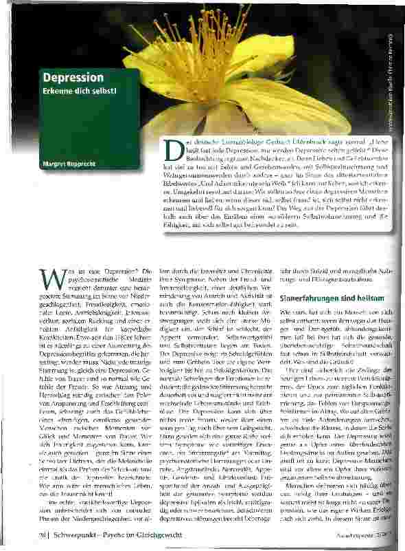 Vorschauseite 1: Depression