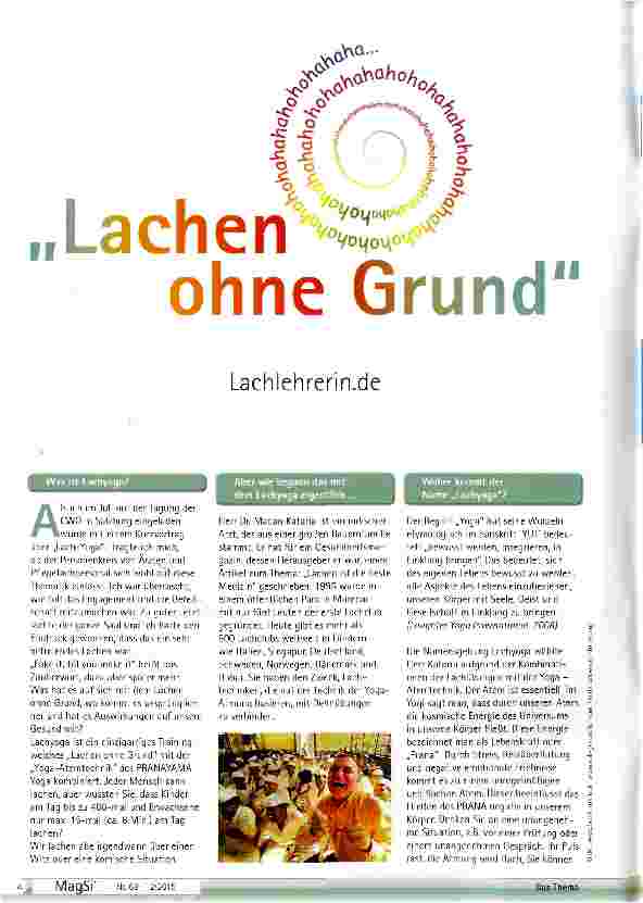 Vorschauseite 1: Lachen ohne Grund