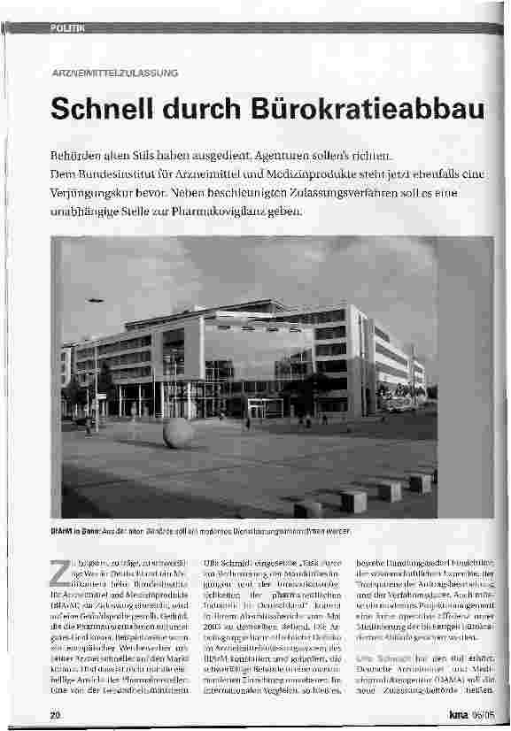 Vorschauseite 1: Schnell durch Bürokratieabbau