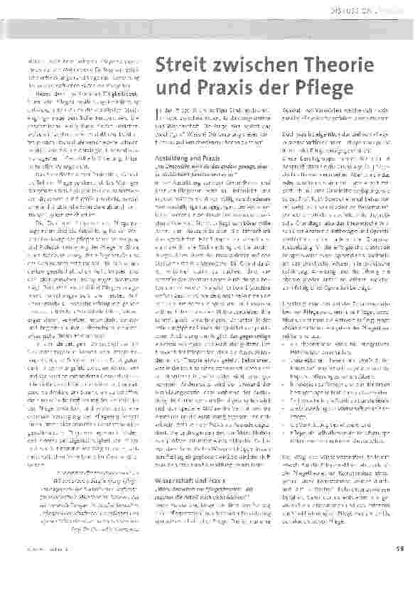 Vorschauseite 2: Was ist Pflege? Eine Argumentationshilfe