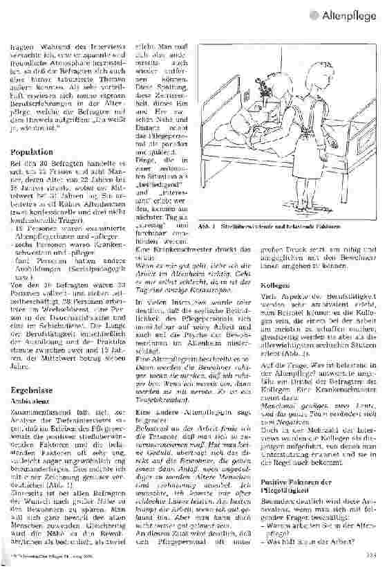 Vorschauseite 2: Seelische Belasungsfaktoren in der stationären Altenpflege aus der Sicht des Pflegepersonals
