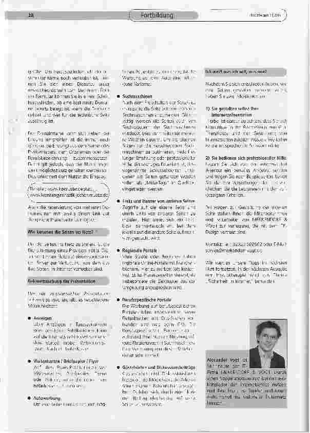 Vorschauseite 4: Physiotherapeuten auf der Datenautobahn