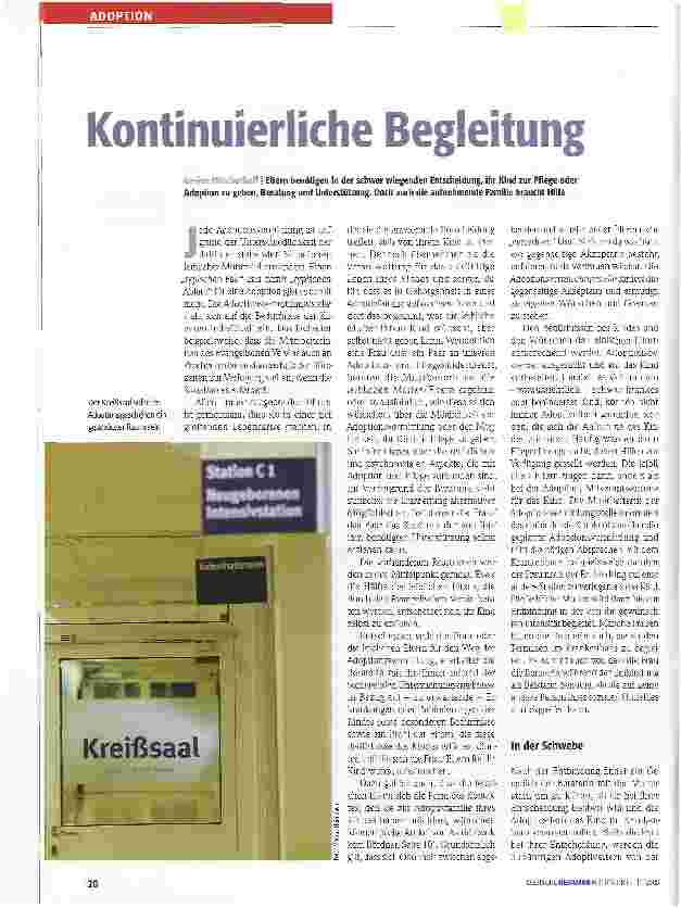 Vorschauseite 1: Kontinuierliche Begleitung