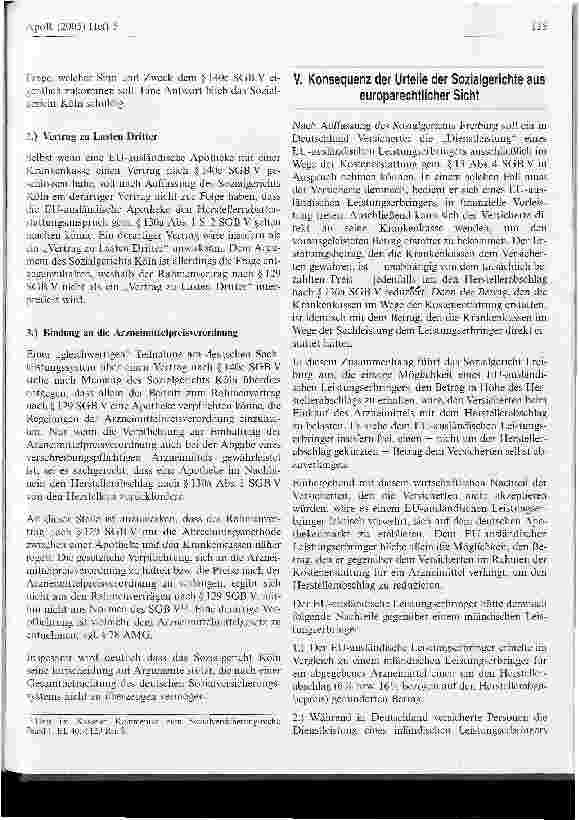 Vorschauseite 5: Über die Integration einer EU-ausländischen Apotheke in das deutsche Sachleistungssystem mit Blick auf die Herstellerrabattregelunggem. § 130a SGB V