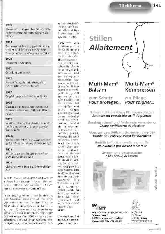 Vorschauseite 6: Säuglingsernährung im Wandel der Zeit
