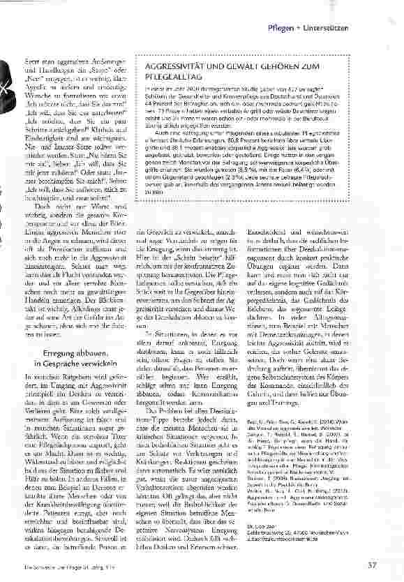 Vorschauseite 2: WENN PATIENTEN AGGRESSIV WERDEN
