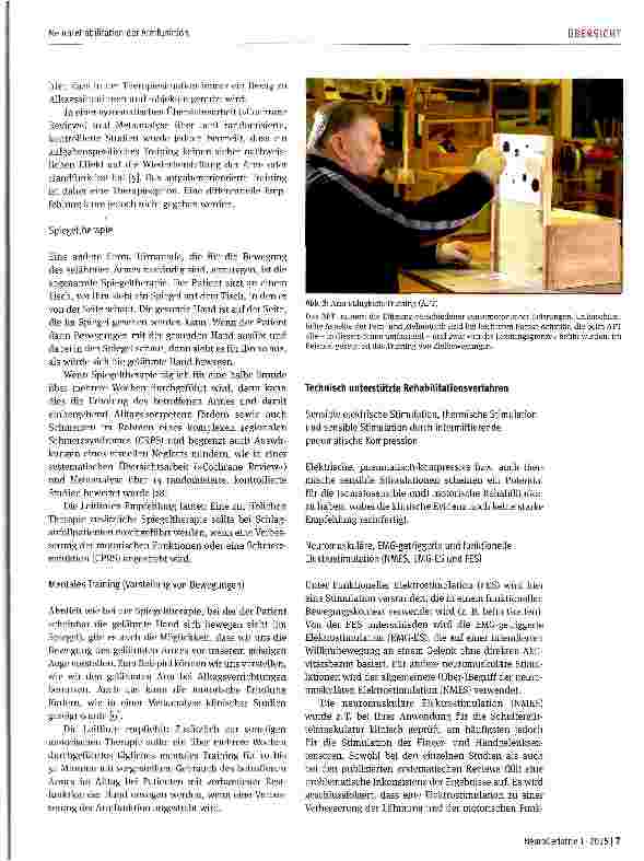 Vorschauseite 5: Neurorehabilitation der Armfunktion