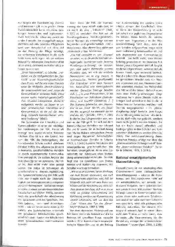 Vorschauseite 3: Was ist Kommunikativ Emanzipatorische (Klassen-) Führung?