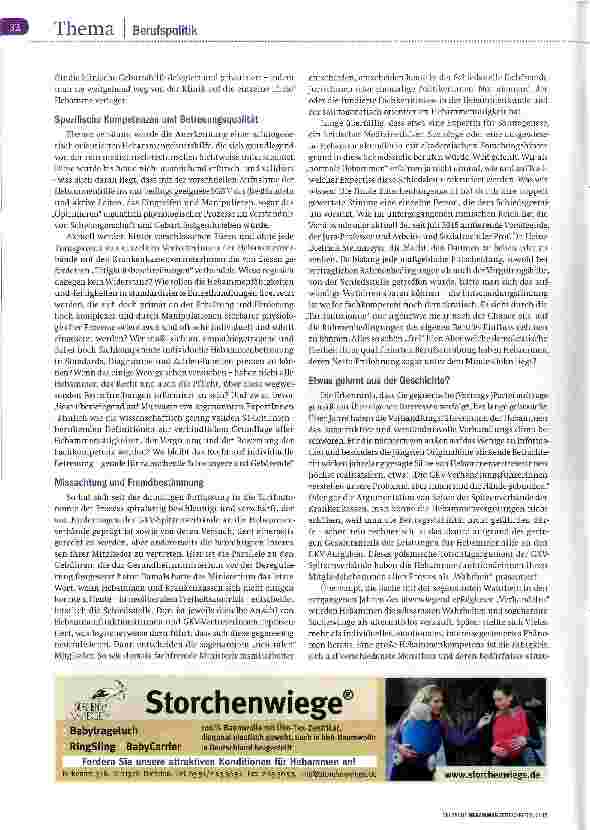 Vorschauseite 3: Kommentar zur berufspolitischen Lage Teil 1 Historische Versäumnisse