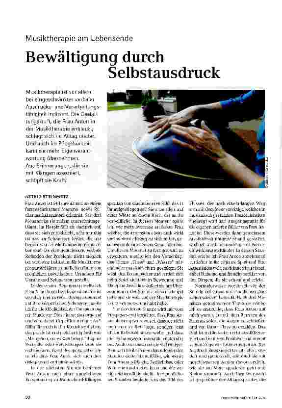 Vorschauseite 1: Bewältigung durch Selbstausdruck