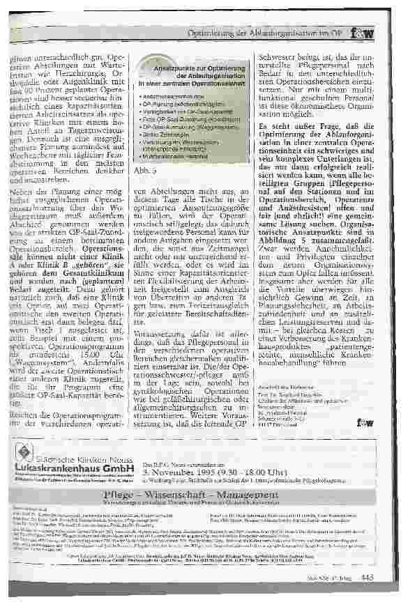 Vorschauseite 3: Optimierung der Ablauforganisation im OP