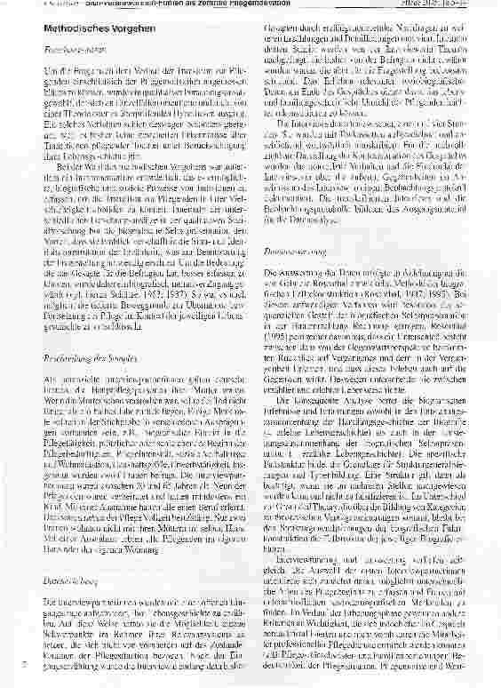 Vorschauseite 3: Sich-verantwortlich-Fühlen als zentrale Pflegemotivation