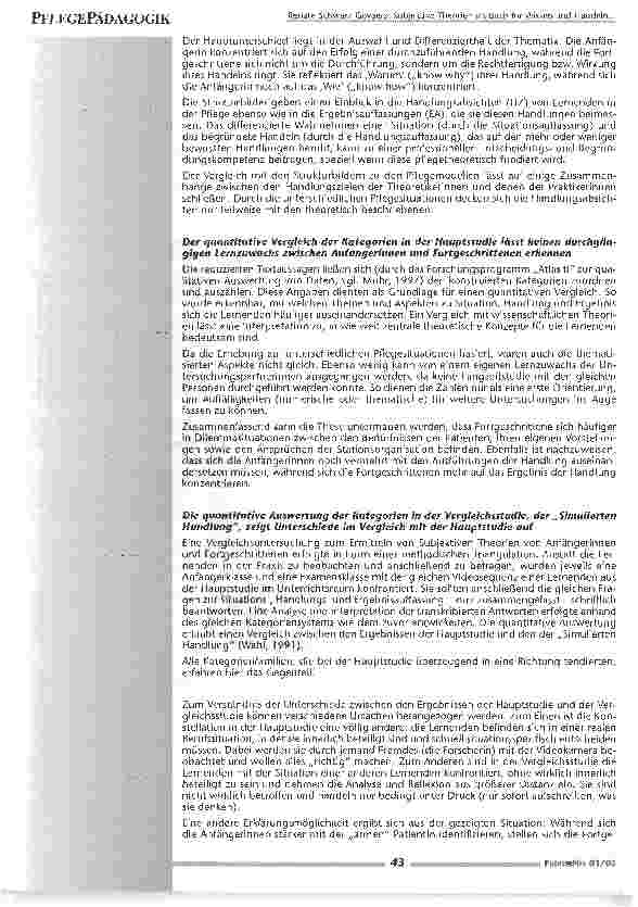 Vorschauseite 6: Subjektive Theorien als Basis Wissen und HandelnPflegedidaktische Folgerungen für einen Lernfeld-und problemorientierten Unterricht