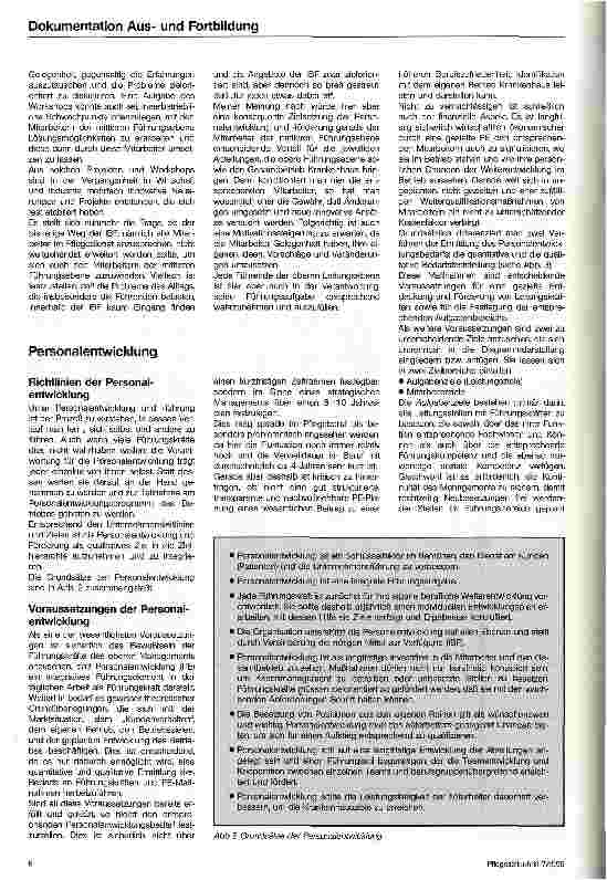 Vorschauseite 4: Innerbetriebliche Fortbildung Ein Instrument zur Personalentwicklung