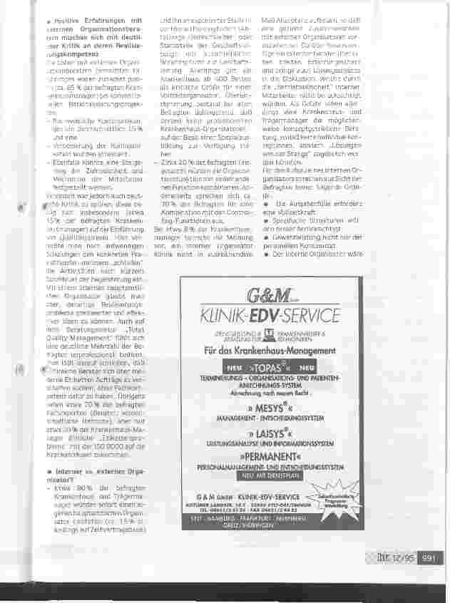 Vorschauseite 4: Der Krankenhaus-Organisator - ein neues Berufsbild Trendstudie zu Anforderungen und Perspektiven