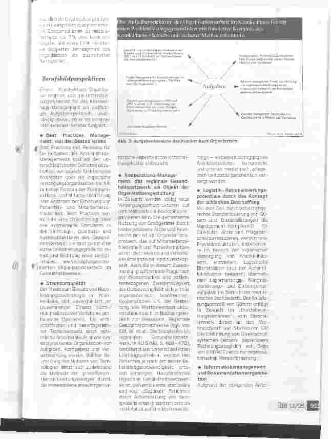 Vorschauseite 6: Der Krankenhaus-Organisator - ein neues Berufsbild Trendstudie zu Anforderungen und Perspektiven