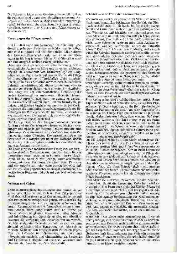 Vorschauseite 2: Krankenpflege bei Langzeitpatienten Was macht die Krankenpflege bei Langzeitpatienten attraktiv?