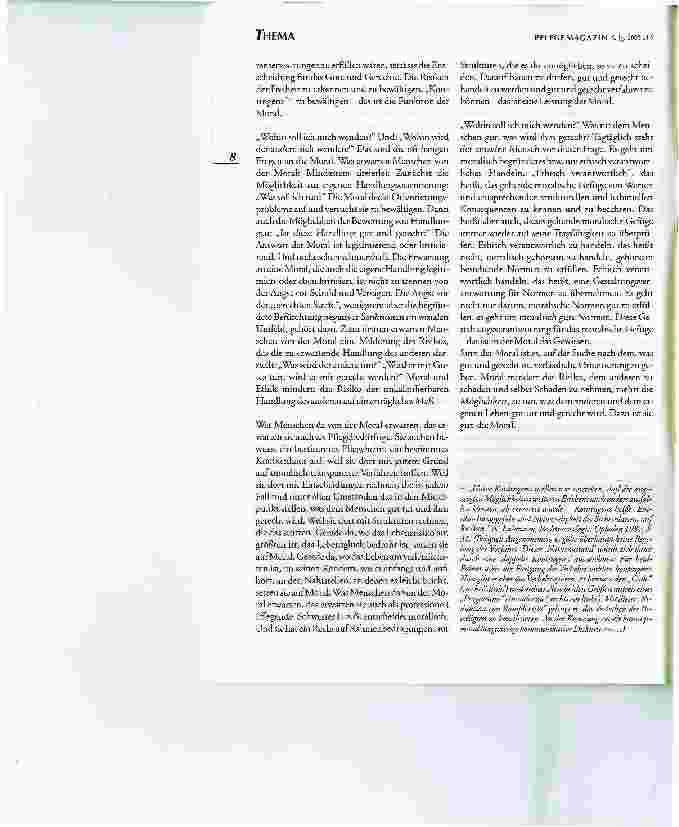Vorschauseite 5: Sinnvermittlung durch Professionsethik