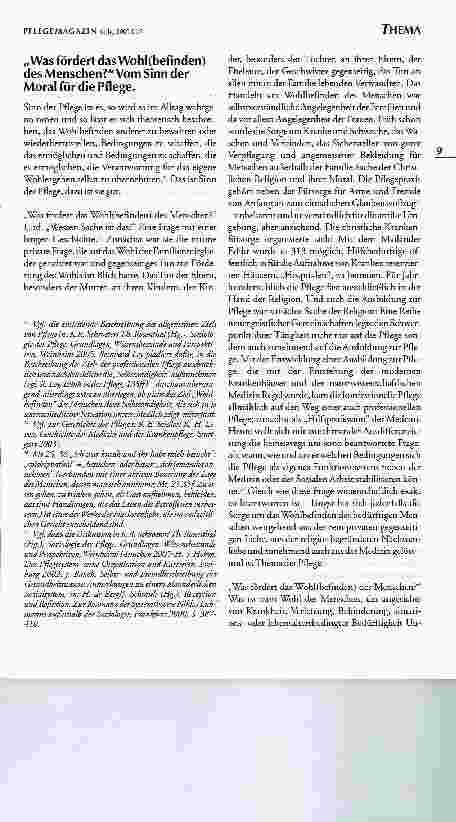 Vorschauseite 6: Sinnvermittlung durch Professionsethik