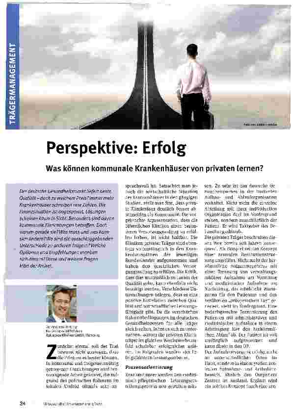 Vorschauseite 1: Perspektive: Erfolg