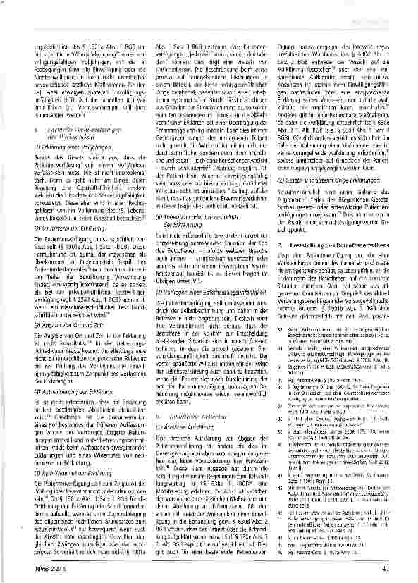 Vorschauseite 3: Die Rolle des Betreuungsgerichts bei Entscheidungen des Betreuers am Lebensende des Betroffenen - zugleich eine Besprechung des Beschlusses des Bundesgerichtshofs vom 17. 09. 2014…