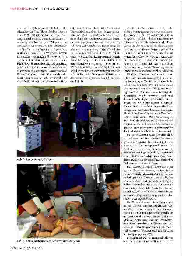 Vorschauseite 2: Transportmanagement neonatologisch -pädiatrischer Transporte