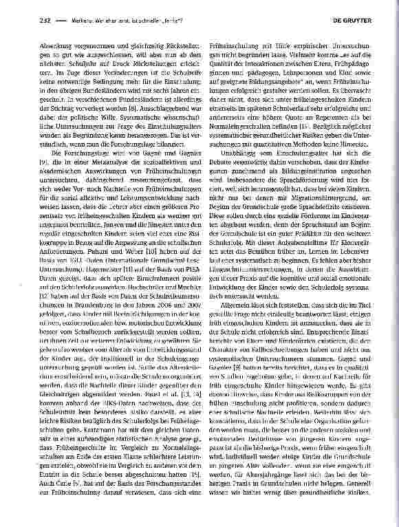 Vorschauseite 2: Wer eher lernt, ist schneller „fertig?