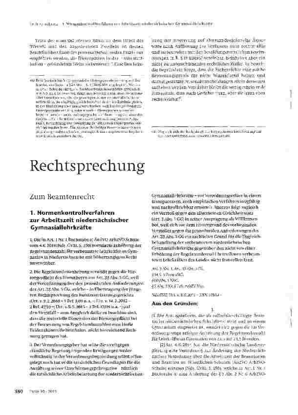 Vorschauseite 6: Dienstposten wollen bewertet sein - oder doch nicht?