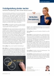 Vorschauseite 1: Freizeitgestaltung planbar machen