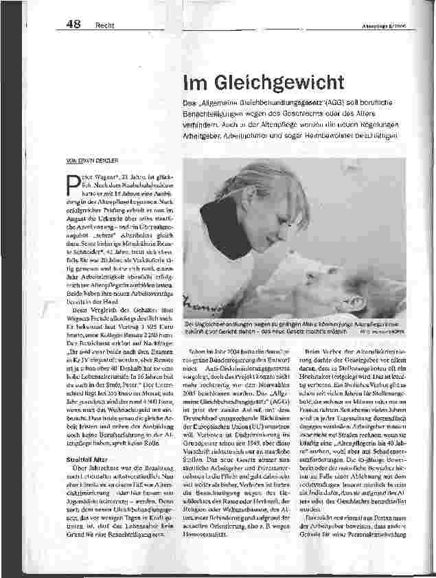 Vorschauseite 1: Im Gleichgewicht