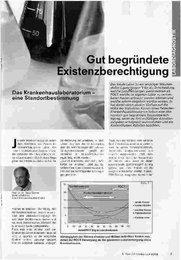 Vorschauseite 1: Gut begründete Existenzberechtigung