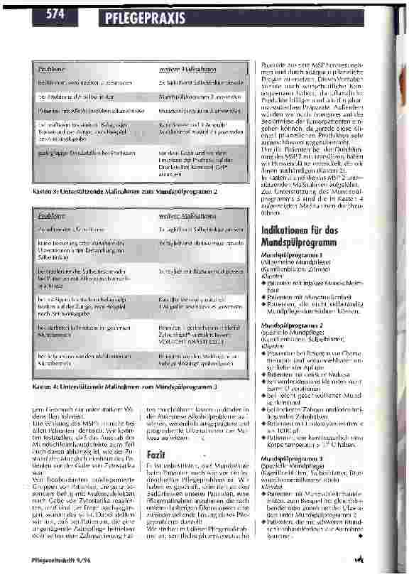 Vorschauseite 5: Kann auf pharmazeutische Produkte verzichtet werden Spezielle Mundpflege bei immunsupprimierten Patieten