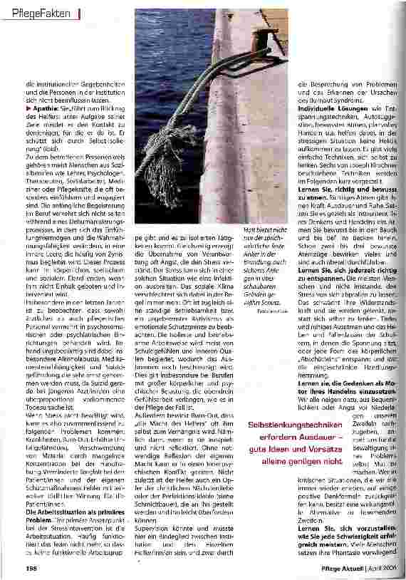 Vorschauseite 3: wenn Arbeit an die Nerven geht