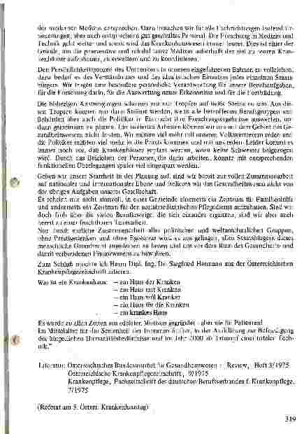 Vorschauseite 5: Das Krankenhaus und der sozialmedizinische Pflegedienst