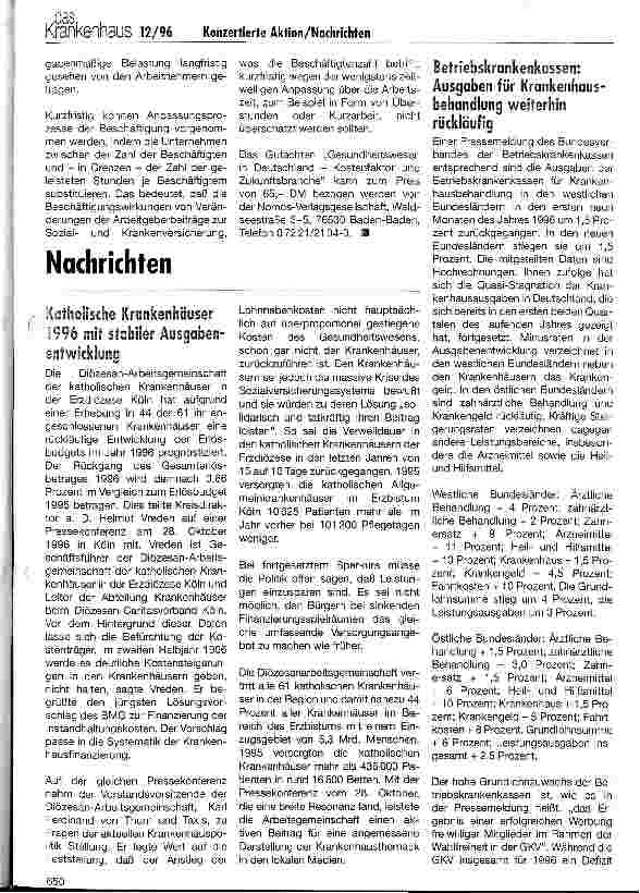Vorschauseite 5: Konzertierte Aktion