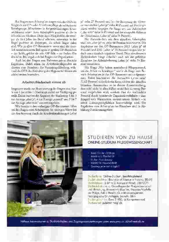 Vorschauseite 4: PERSONALPROBLEME UND HYGIENEMÄNGEL IN OP-SÄLEN