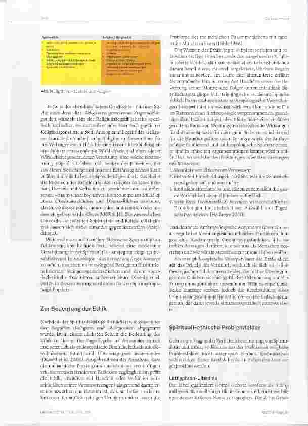 Vorschauseite 2: Spiritualität und Ethik: Autonomie oder Symbiose?