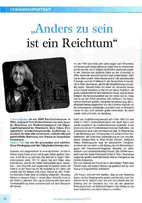 Vorschauseite 1: Anders zu sein ist ein Reichtum