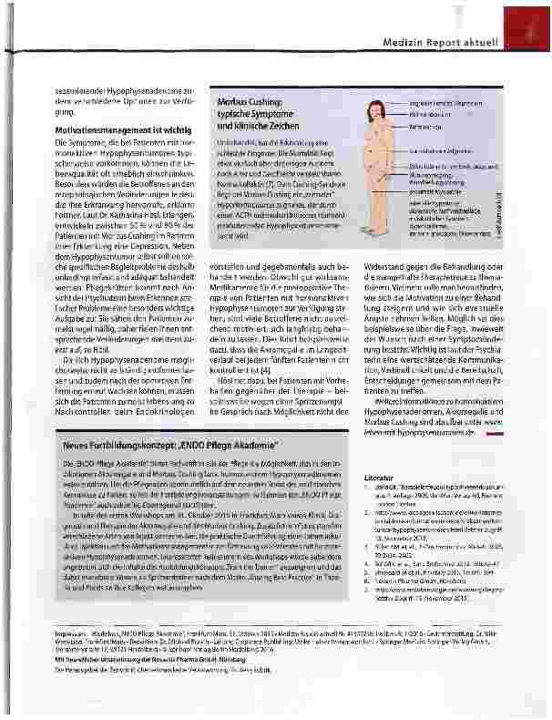 Vorschauseite 2: Hormonaktive Hypophysenadenome Selten und oft zu spät erkannt