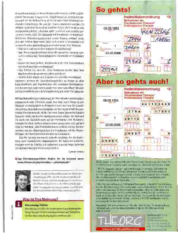 Vorschauseite 5: Partizipative EntscheidungsfindungDer Patient als Co-Therapeut