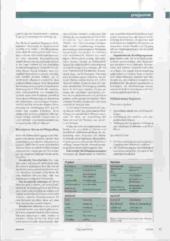 Vorschauseite 2: Ethik für die Pflege